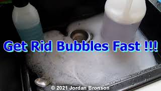 How To Get Rid of Foam or Soap Bubbles FAST [upl. by Shaffer792]