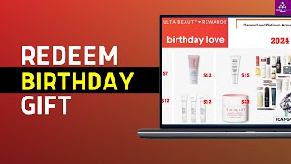 How To Redeem Birthday Gift Ulta  Easy Tutorial 2024 [upl. by Girovard]