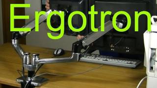 Ergotron Dual Monitor Stand  Ergotron LX Dual SidebySide Arm Review [upl. by Isbella]