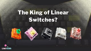 Linear Switches Comparison on Mr Suit  BEST Linear Switches Oil King Tangerine Banana Split KTT [upl. by Annunciata]