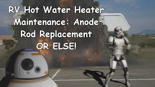 RV Suburban Hot Water Tank Maintenance Anode Rod Replacement [upl. by Kaja995]