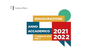 Inaugurazione dellanno accademico 2122 [upl. by Uchida]