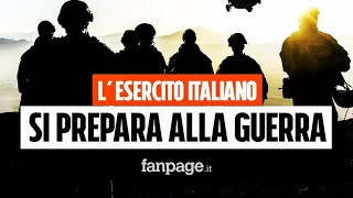 L’esercito italiano si prepara a scenario di guerra la circolare dello Stato Maggiore [upl. by Aneekat292]