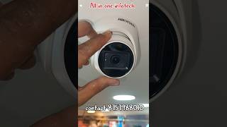 Only Hikvision Camera installation viral shorts cctv [upl. by Yentyrb]