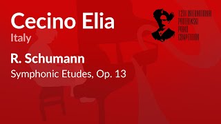 Cecino Elia  R Schumann  Symphonic Etudes Op 13 [upl. by Aneetak]