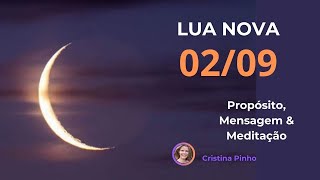 LUA NOVA 0209  Propósito Mensagem amp Meditação [upl. by Eirrok374]