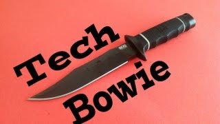 SOG Tech Bowie Knife Review Tactical Upgrade [upl. by O'Reilly]