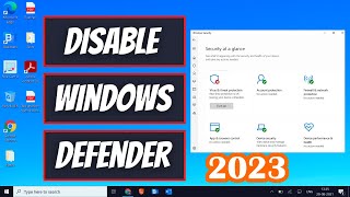 Turn Off or Disable Windows Defender in Windows 1110 2023 [upl. by Ayna]