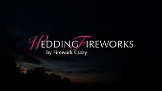 Wedding Fireworks at Hylands Estate Essex from fireworkcrazy [upl. by Elleiram]