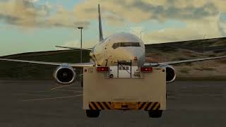 XPlane 12 IXEG B737300 Nauru International Airport Landing [upl. by Llebiram]