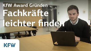 Ankaadia bekämpft den Fachkräftemangel mittels Digitalisierung  KfW Award Gründen 2023 [upl. by Lissner94]