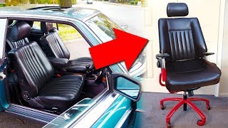 TRUCO  De Asiento de Coche a Silla de PC Casera  La Mejor Silla Gamer Barata [upl. by Layor]