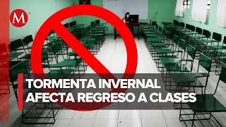 Suspenden clases en 17 municipios de Sonora por amenaza de tormenta invernal [upl. by Nylek]