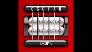 Perfect Guitar Tuner Drop C  C G C F A D [upl. by Melinda]