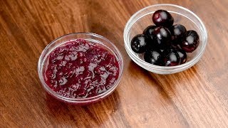 Homemade Jamun Fruit Jam Recipe  Easy Plum Jam  Black Berry Fruit in India [upl. by Shaer]