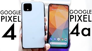 Google Pixel 4a Vs Google Pixel 4 Comparison Review [upl. by Antonetta]