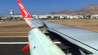 Lanzarote Airport  landing onboard [upl. by Dever]