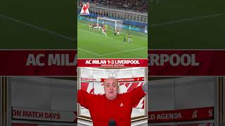 AC MILAN 13 LIVERPOOL GOAL REACTIONS [upl. by Nylsirhc]