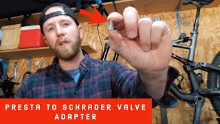 How to Use a Presta to Schrader Valve Adapter and Why Presta Is Better [upl. by Acira]