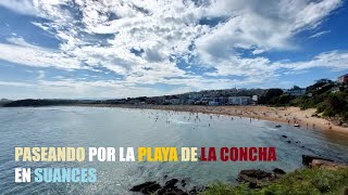 Paseando por la Playa de la Concha en Suances [upl. by Nelleyram765]