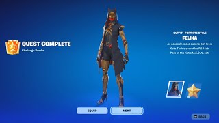 how to get Felina skin for free in fortnite [upl. by Oretna]