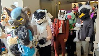 Furlandia 2024 Fursuit Parade [upl. by Ahtnamas]