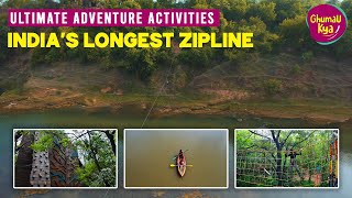 Orsang Adventure Camp  Must Do Activities List  Orsang Resort Gujarat  Longest Zipline in India [upl. by Ojaras]