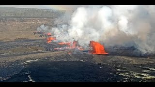 Kīlauea Volcano Hawaii Halemaʻumaʻu crater [upl. by Skolnik710]