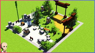 ✔️Minecraft  Japanese Zen Garden  Tutorial You Can Build✔️ [upl. by Eibor]