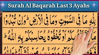 Surah Al Baqarah Last 3 Verses In Beautiful Voice By Qari Saifurrahman  Tajweed UL Quran Academy [upl. by Irb199]