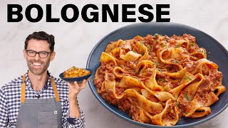 Easy Bolognese Sauce Recipe [upl. by Ahsetan]