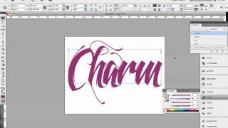 3D Typography Effect in InDesign [upl. by Rafaj60]