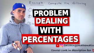 QMS 110  Problem dealing with Percentages  Ryerson University [upl. by Aruasor624]