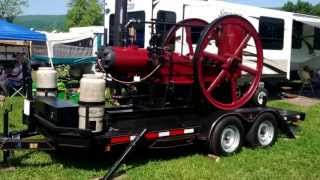 Titusville Ironworks hit and miss engine  20130601 [upl. by Sitnerp220]