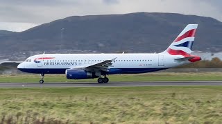 Plane Spotting  Belfast City Airport BHD  7th November 2023 [upl. by Eelyak643]