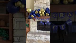 Easy and Elegant Graduation Balloon Garland [upl. by Nnyroc627]