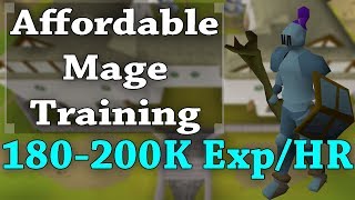 Fast And Affordable Mage Training Method 180200K ExpHr [upl. by Yuu359]