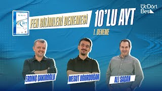 345 YAYINCILIK 10LU AYT FEN BİLİMLERİ DENEMESİ  1 DENEME [upl. by Ynattir]