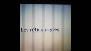 les reticulocytes [upl. by Nila]