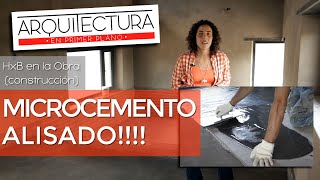 CÓMO HACER MICROCEMENTO ALISADO  CONSTRUCCIÓN [upl. by Aracahs]