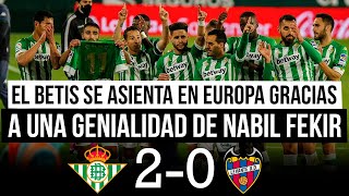 El ANÁLISIS del REAL BETIS 20 LEVANTE UD  Pedro González [upl. by Atinaujnas]