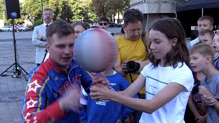 Harlem Globetrotters w Katowicach Paweł Kidoń daje popis 28092023 [upl. by Vijar]