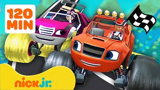 Blaze and the Monster Machines  Blazes beste RENNEN mit AJ 🏎  2 Stunden Compilation  Nick Jr [upl. by Nylg]