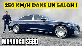 Essai Mercedes Maybach S680 – Le salon avec un V12 [upl. by Ardenia]