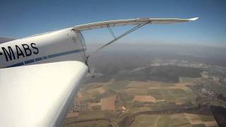 Ultraleichtflugzeug C42 mit GoPro HD Hero von Marburg nach AllendorfEder [upl. by Merv]