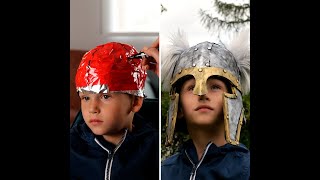 How She Crafted a Stunning Viking Helmet for Her Son StepbyStep DIY [upl. by Artined503]