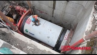 TERRATECs DN1500 Microtunnelling Systems at work in Bangkok [upl. by Norvol]