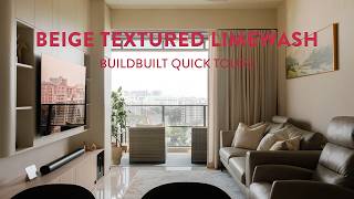 A Beige Limewash Home Filled with Textures  BuildBuilt Quick Tour [upl. by Okiron]