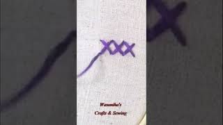 Essentials of Embroidery You Shouldnt missout  How to do Cross stitch [upl. by Ardnad]