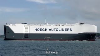 HOEGH TROTTER  Höegh Autoliners 6th New Horizon class vehicles carrier [upl. by Rayna175]